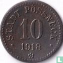 Pössneck 10 pfennig 1918 - Image 1