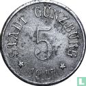 Günzburg 5 pfennig 1917 (iron) - Image 1