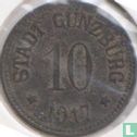 Günzburg 10 pfennig 1917 (zink) - Afbeelding 1