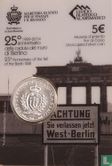 San Marino 5 euro 2014 (folder) "25th anniversary fall of the Berlin Wall" - Afbeelding 2