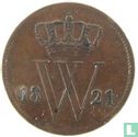 Pays-Bas 1 cent 1821 (caducée) - Image 1