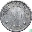 Günzburg 50 Pfennig 1917 (Eisen) - Bild 1