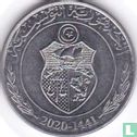 Tunisia 1 dinar 2020 (AH1441) - Image 1