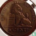België 5 centimes 1858 (met kruis) - Afbeelding 2