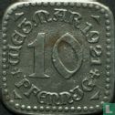 Weimar 10 pfennig 1921 - Afbeelding 1