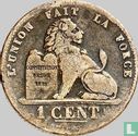België 1 centime 1848 - Afbeelding 2