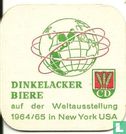 Dinkelacker Weltausstellung 1964/65 8,3 cm - Bild 1