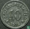 Krefeld 10 pfennig 1919 (zinc - type 1) - Image 1