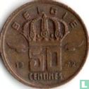 Belgium 50 centimes 1972 (NLD - type 1) - Image 1
