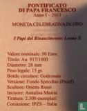 Vatikan 50 Euro 2013 (PP) "500th anniversary of the death of Pope Julius II and election of Leo X" - Bild 3