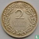 Duitse Rijk 2 reichsmark 1927 (E) - Afbeelding 2