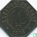 Bad Mergentheim 10 pfennig 1918 (ijzer - type 1) - Afbeelding 1