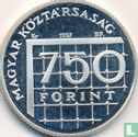 Hungary 750 forint 1997 (PROOF) "1998 Football World Cup in France" - Image 1