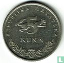 Kroatië 5 kuna 1996 - Afbeelding 2