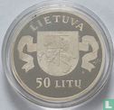 Litouwen 50 litu 1995 (PROOF) "5th anniversary Restoration of Independence" - Afbeelding 2