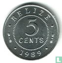 Belize 5 Cent 1989 - Bild 1