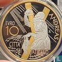 Vatican 10 euro 2022 (BE - coloré) "Saint Andrew" - Image 2