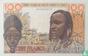 États d'Afrique de l'Ouest 100 Francs B (Bénin) - Image 1