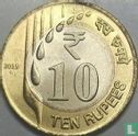 India 10 rupees 2019 (Hyderabad - type 2) - Image 1