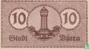 Düren, Stadt 10 Pfennig 1919 - Afbeelding 2