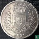 Kongo-Vrijstaat 2 francs 1891 - Afbeelding 1