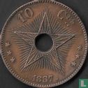 État indépendant du Congo 10 centimes 1887 - Image 1
