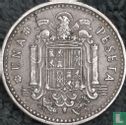 Espagne 1 peseta 1966 (1969 - fauté) - Image 1