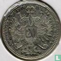 Oostenrijk 20 kreuzer 1870 - Afbeelding 1