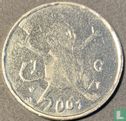 Nederland 1 gulden 2001 (misslag) "Last gulden" - Afbeelding 1