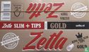 Zetla Gold king size with Tips  - Afbeelding 1