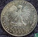 Poland 50000 zlotych 1988 "70th anniversary Poland regaining independence" - Image 1