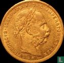 Autriche 8 florins / 20 francs 1886 - Image 2