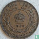 Terre-Neuve 1 cent 1936 - Image 1