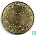 Zentralafrikanischen Staaten 5 Franc 1973 - Bild 2