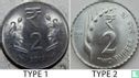 India 2 rupees 2019 (Hyderabad - type 2) - Image 3
