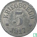 Neustadt an der Aisch 5 pfennig 1917 (zinc) - Image 1