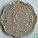 India 10 naye paise 1963 (Hyderabad) - Afbeelding 1