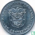 Panama 50 centésimos 1976 (zonder FM) - Afbeelding 2