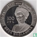Kazakhstan 100 tenge 2022 (coincard) "100th anniversary Birth of Roza Baglanova" - Image 3