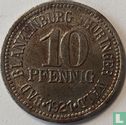 Bad Blankenburg 10 pfennig 1921 - Afbeelding 1
