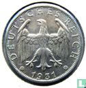 Empire allemand 2 reichsmark 1931 (D) - Image 1