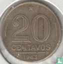 Brazilië 20 centavos 1943 (koper-nikkel) - Afbeelding 1