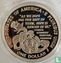 United States 1 dollar 1995 (PROOF) "Special Olympics World Games" - Image 2