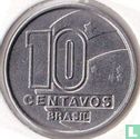 Brazilië 10 centavos 1989 - Afbeelding 2
