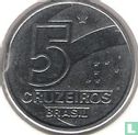 Brazilië 5 cruzeiros 1991 (3.97 g) - Afbeelding 2