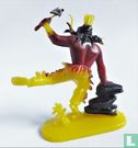 Indian with tomahawk (yellow) - Image 3