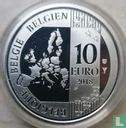 België 10 euro 2018 (PROOF) "40th anniversary of the death of Jacques Brel" - Afbeelding 1