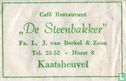 Café Restaurant "De Steenbakker" - Afbeelding 1