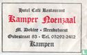 Hotel Café Restaurant Kamper Noenzaal - Image 1