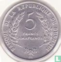 Burundi 5 francs 1971 - Image 2